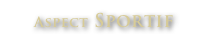 Aspect Sportif